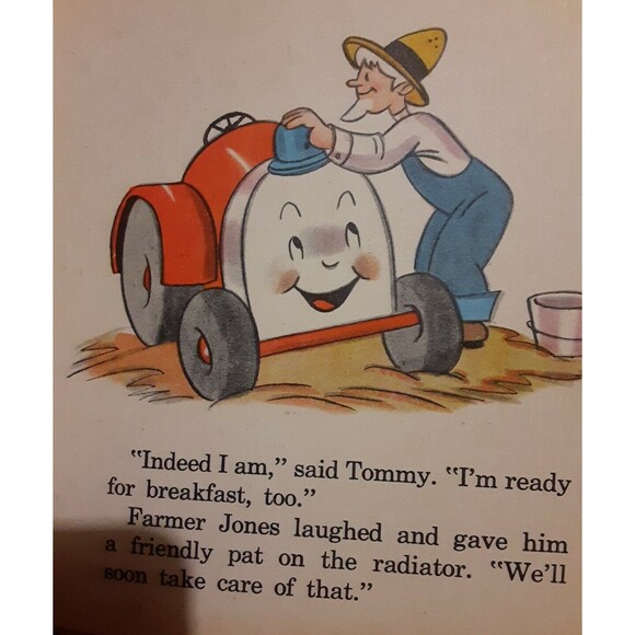 TOMMY TRACTOR, Vintage Tell-A-Tale book, 1947 Whitman Publishing Very Good - Picture 6 of 8